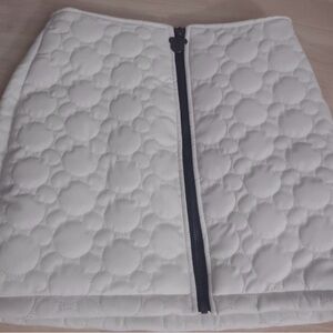 Disney Mickey Skirt - Quilted White SZ LRG NWT
